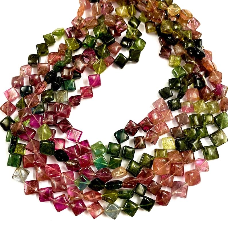 Tourmaline naturelle perles 7mm pour fabrication bijoux collier bracelet DIY
