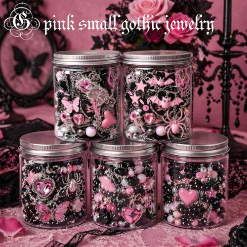 Image of SMUOBT Mystery Jewelry Jar Bundle - Surprise Vintage Jewelry Box for Women,Gift Jewelry Set (Necklace, Earrings, Rings,Kracelet,Keychain) - Unique Birthday Gift for Women