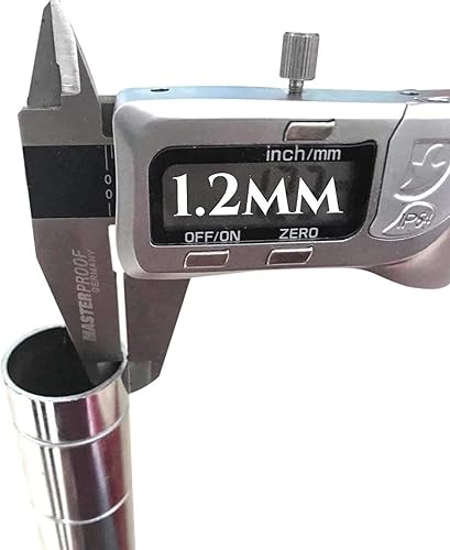 Miniatura 6 de HOWDIA Conectores de rosca gruesa de 0.047 pulgadas para postes de estantería de alambre de 1.000 in1 pulgada de diámetro exterior con orificio de