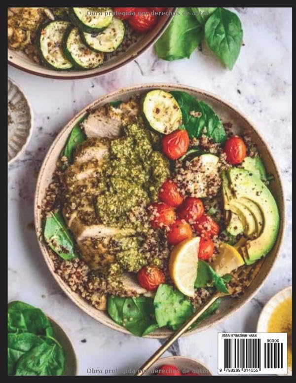 Miniatura 2 de Dieta Mediterránea En Freidora De Aire 300+ Cocin siin esfuerzo para una vida saludable (Spanish Edition)