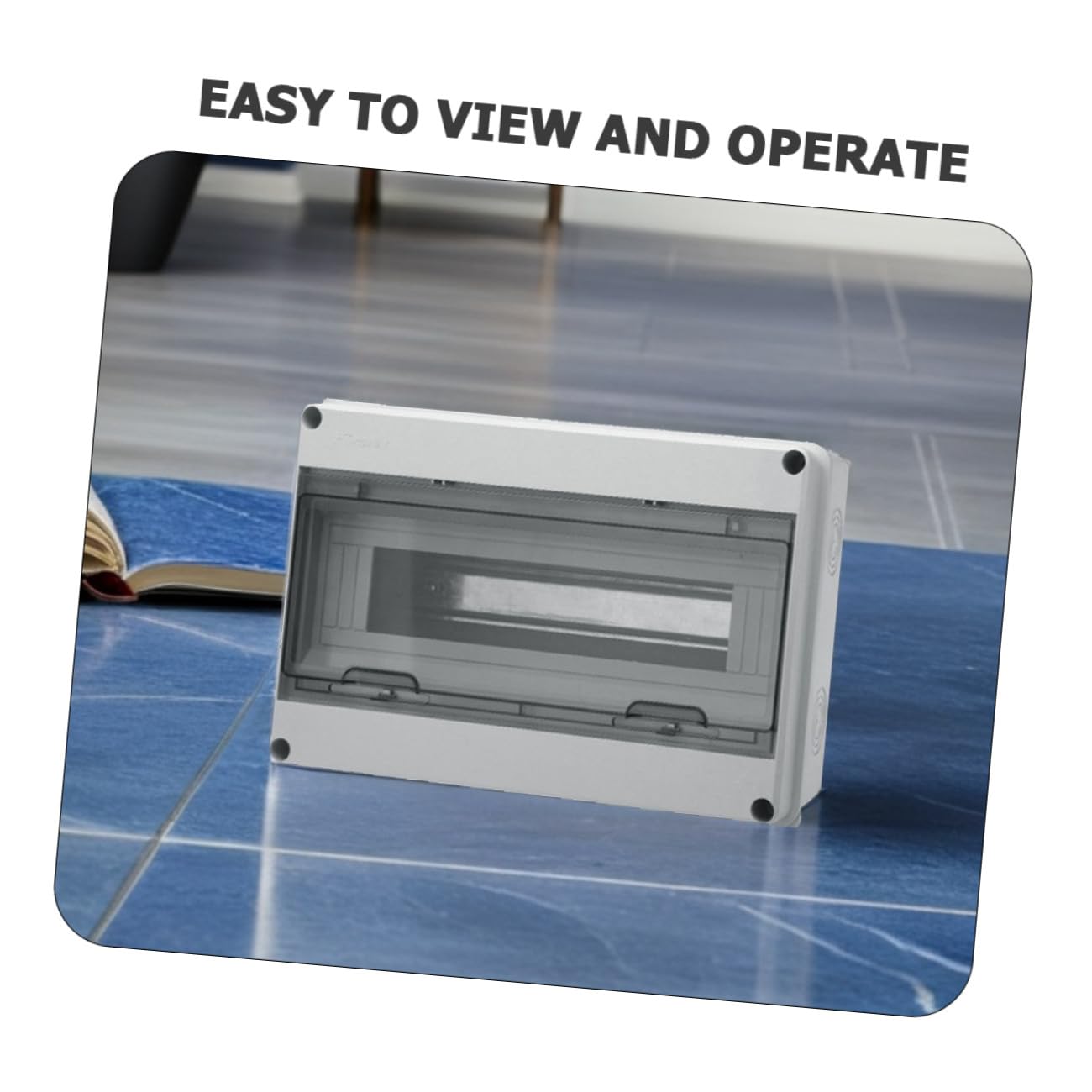 Cassetta Resistente alla Pioggia Protezione Ip65 Quadro Elettrico in Plastica Bianco 15 Circuiti Scatola di Distribuzione Pratica ed Elegante per Esterni
