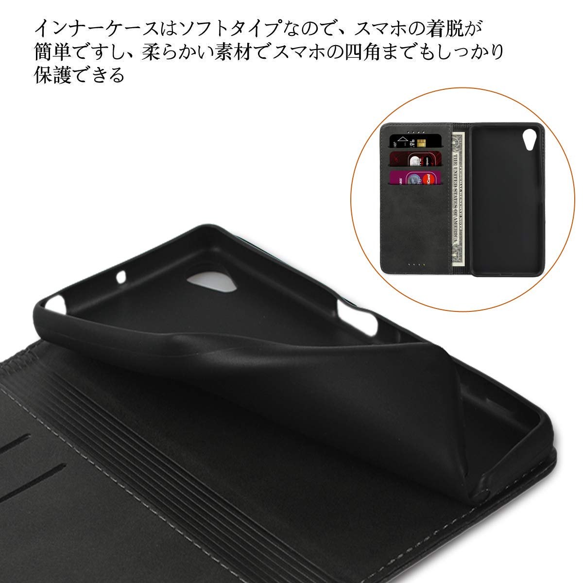 Amazon.co.jp: Xperia X Performance ケース 手帳 ソニー エクスぺリア
