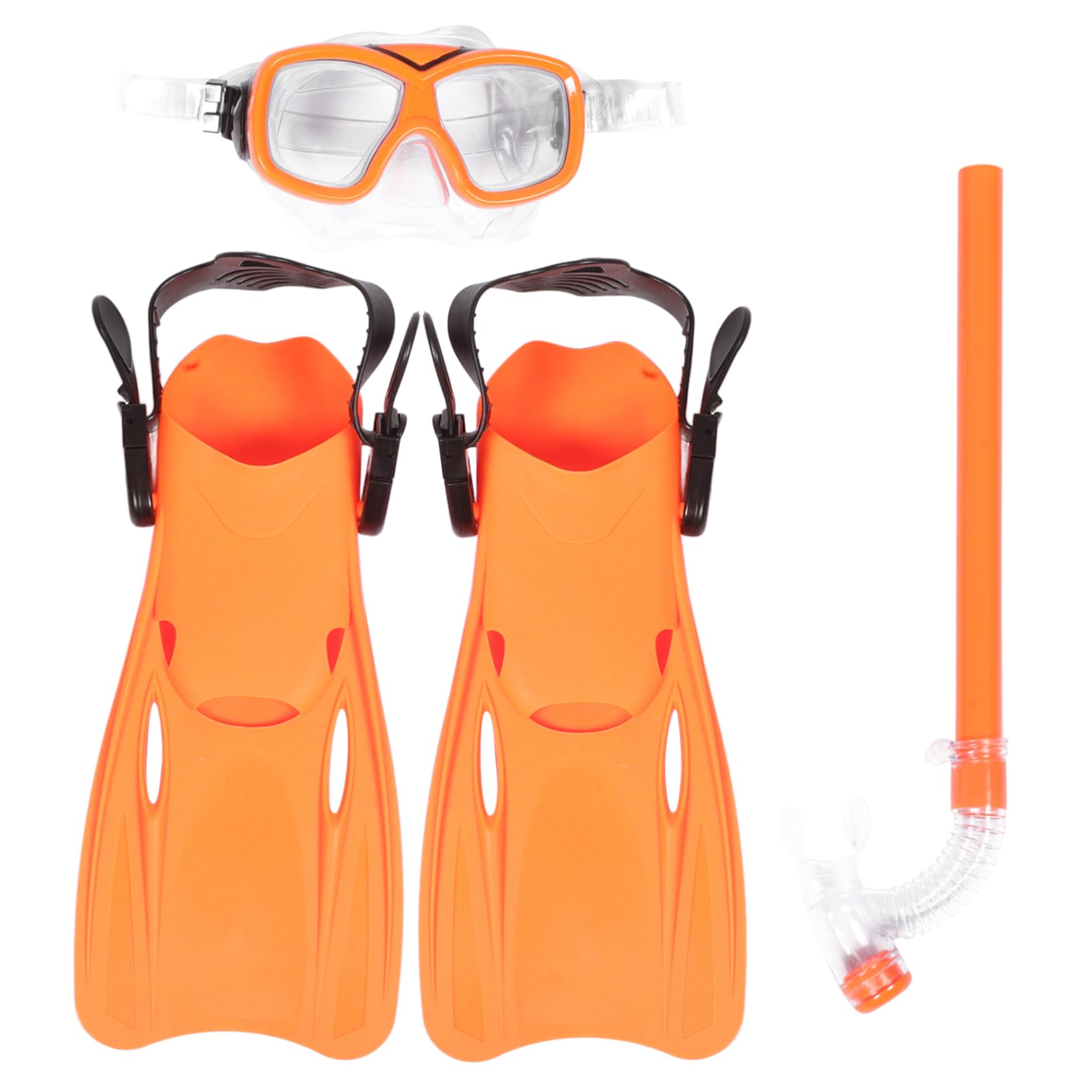 Milisten Schnorchelmaske Für Erwachsene Tauchbrille Mit Weitwinkel Schwimmen Mit Kurzen Flossen Schnorchelset Für Anfänger Langlebige Ausrüstung Aus Praktisch Tragbar