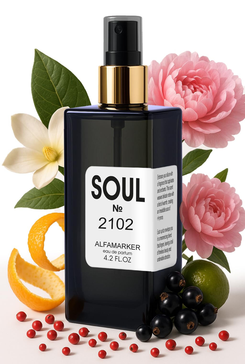 ALFAMARKER SOUL 2102 Money Perfume for Women Long Lasting Eau de Parfum Spray 4 0 Fl Oz 120ml