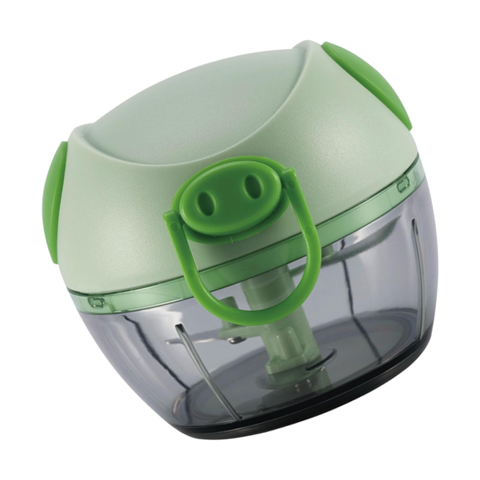 TEMOOUES 170ml Hand Pull Press Crusher Vegetable Grinder Portable Garlic Cutter Food Crusher Kitchen Cooking Accessories Vegetable Onion Cutter Kitchen Cooking Accessories