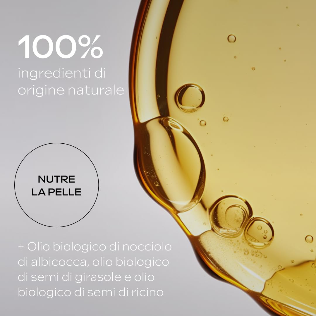 WELEDA - Olio detergente struccante, rimuove delicatamente il make-up anche waterproof senza seccare la pelle, ideale per le pelli sensibili, lascia la pelle vellutata senza ungere- 1x150 ml