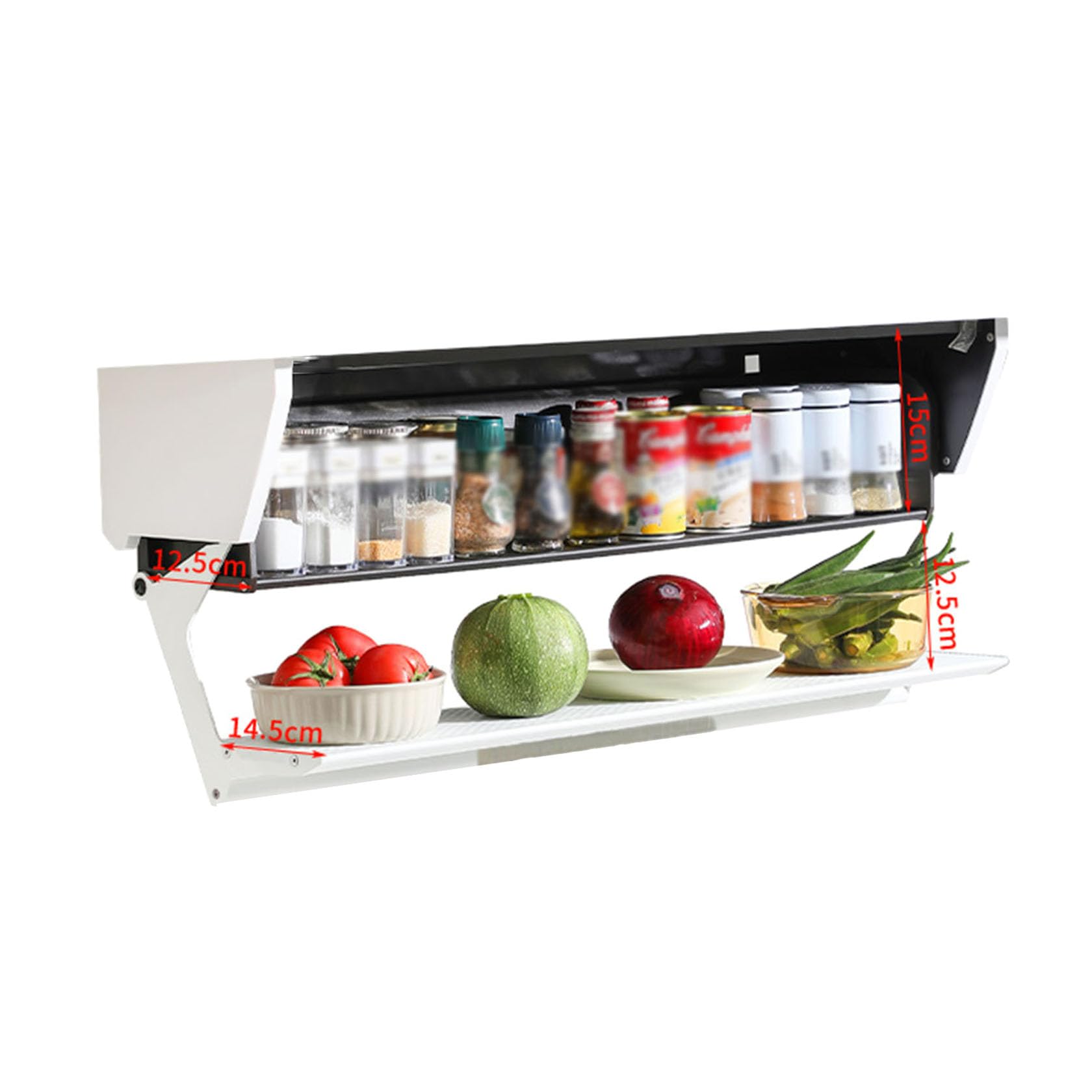 Étagère À Épices Sous Armoire De Cuisine, Organiseur De Rangement De Cuisine, Étagère De Comptoir (étagère À Épices),80cm