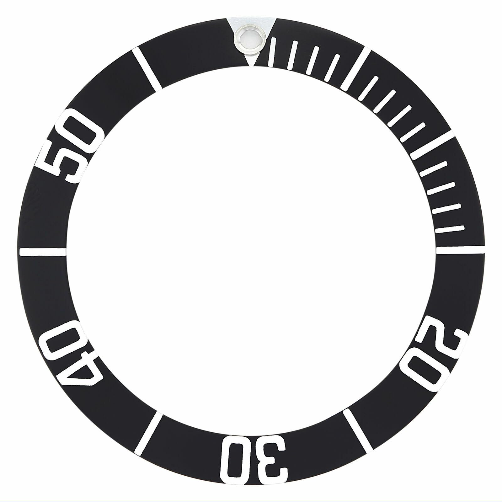 Ewatchparts Bezel Insert Compatible With Tag Heuer Aquaracer Professional 926.206G WAB1110 WAB1111 Black