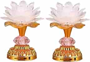 ♛°人気の蓮シングル仏花♤° ボリューミーなコンパクトサイズ ♬ 花器付き♪ Amazon｜山久 造花 仏花 ハスの花束一対 ピンク 約50cm シルク
