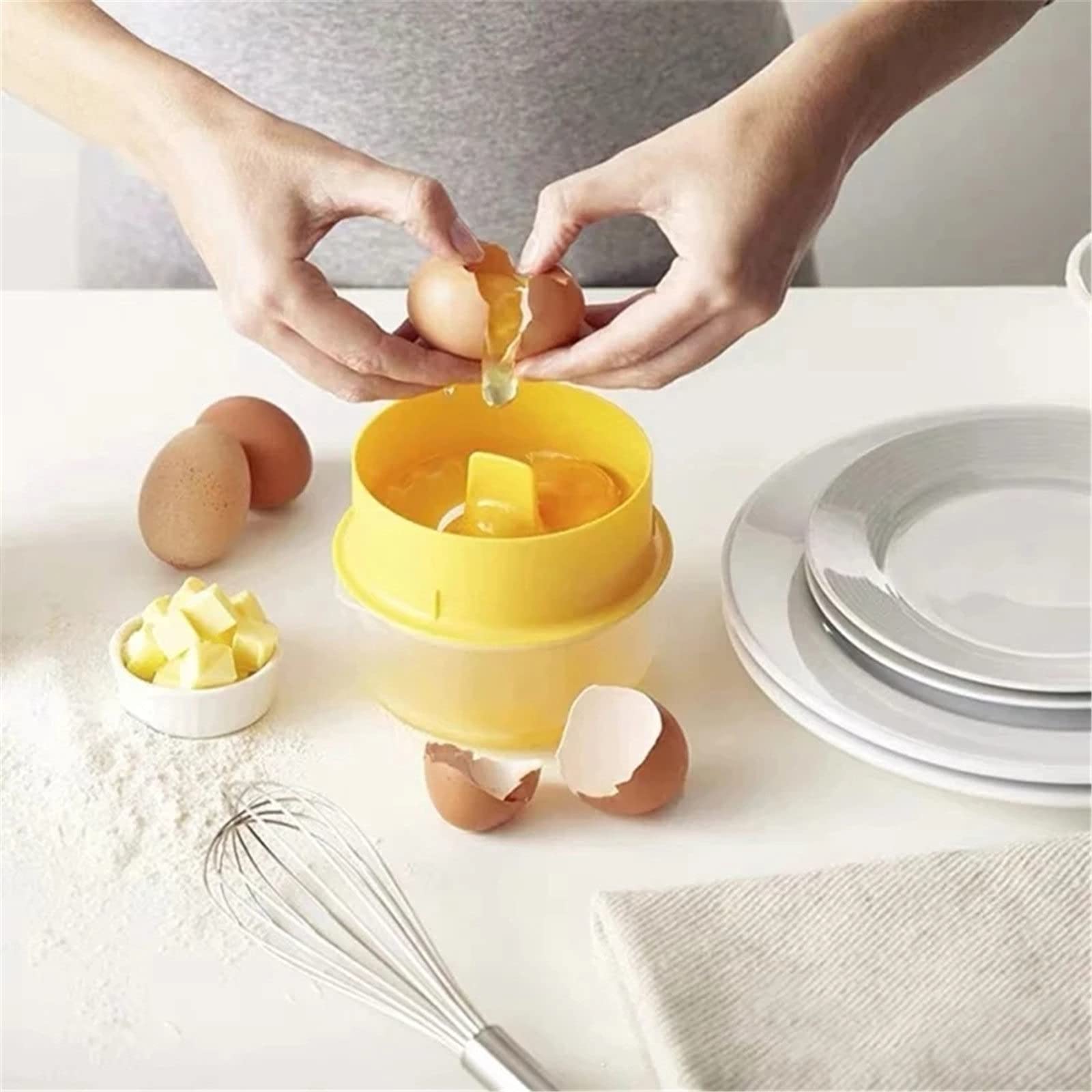 Tuorlo d'uovo Separatore di Cottura Della Cucina Gadget Strumento Sieve Separato