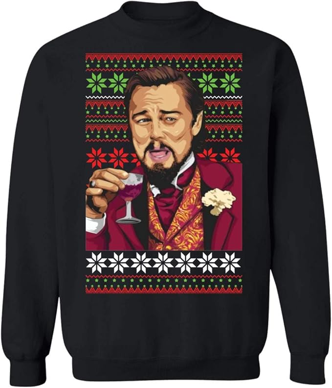 Dicaprio christmas sweater Clearance