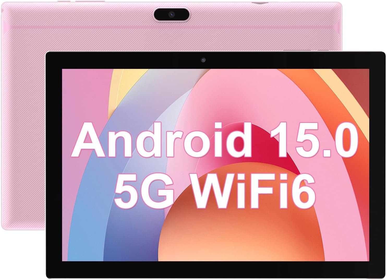 Android 15 Tablet 10 Inch Tablet, DDR4 8GB RAM 32GB Storage Tablets, Support 1TB Expand 2MP+8MP Dual Camera 10 IN Tab, WiFi6 Bluetooth 6000mAh Battery, 1280*800 10.1'' IPS HD Touch Screen Tableta.