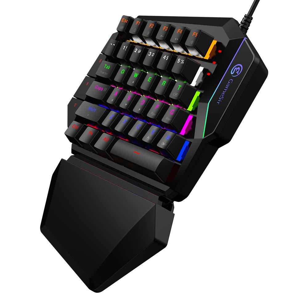 Amazon.co.jp: GameSir GK100 PCゲーム用ミニメカニカル片手キーボード