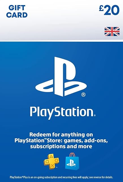 PlayStation Plus Essential Membership | 3 Months | PlayStation Gift Card 20 GBP | PSN UK Account | PS4/PS5 Download Code