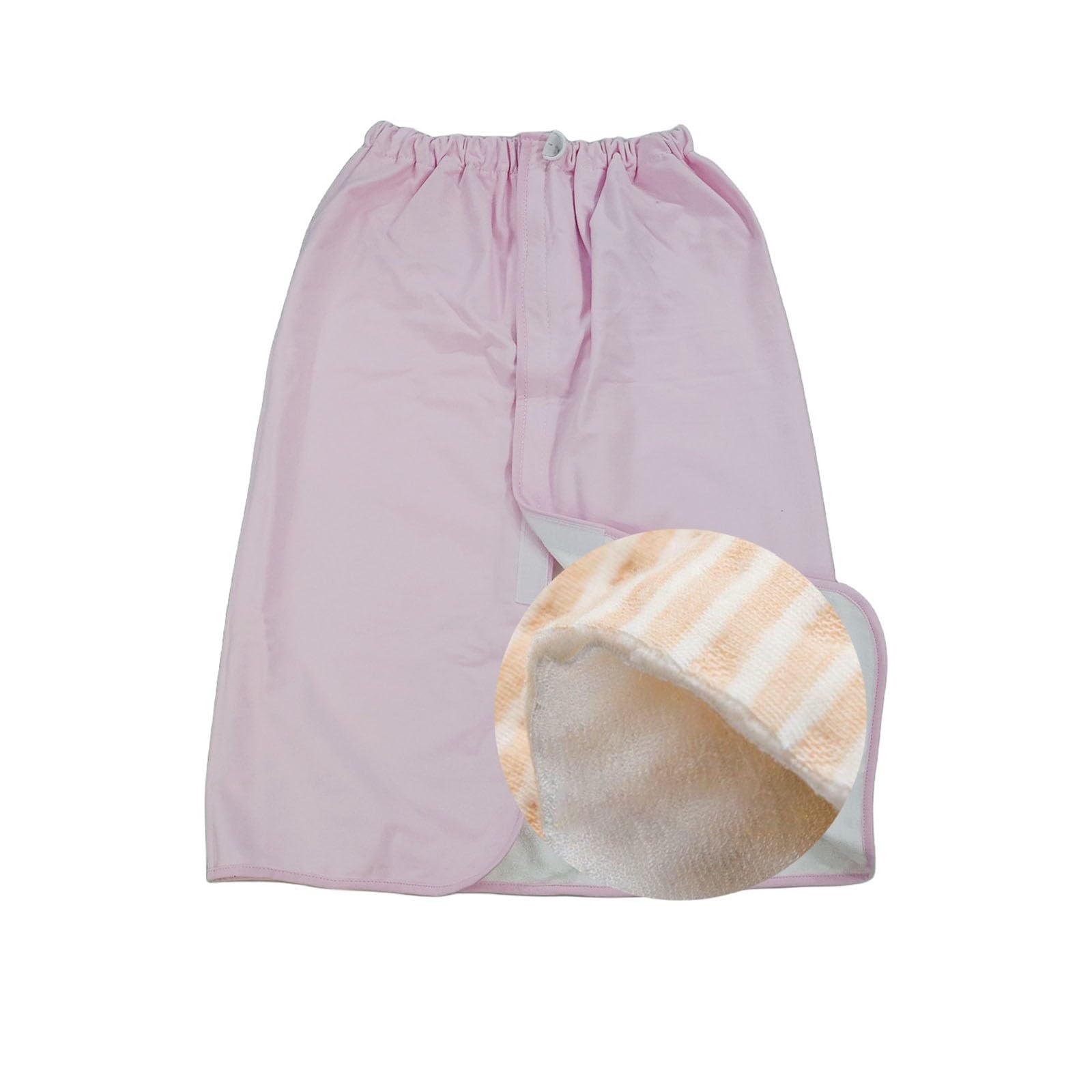 Riutilizzabili Traverse Letto Anziani Lavabili Regolabili Telo Impermeabile Letto Assorbenti da Letto per Incontinenza, Gonna Resistente All'urina(L/60-100cm,Pink Padded)