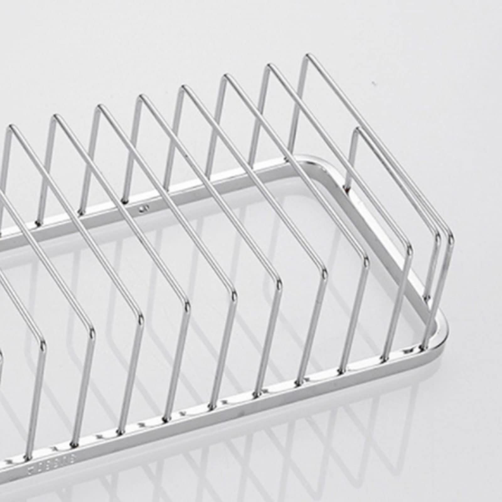 XTYPE Cesta de baño montada en la pared 304 de acero inoxidable para ducha Caddy Estante de almacenamiento para champú Jabonera
