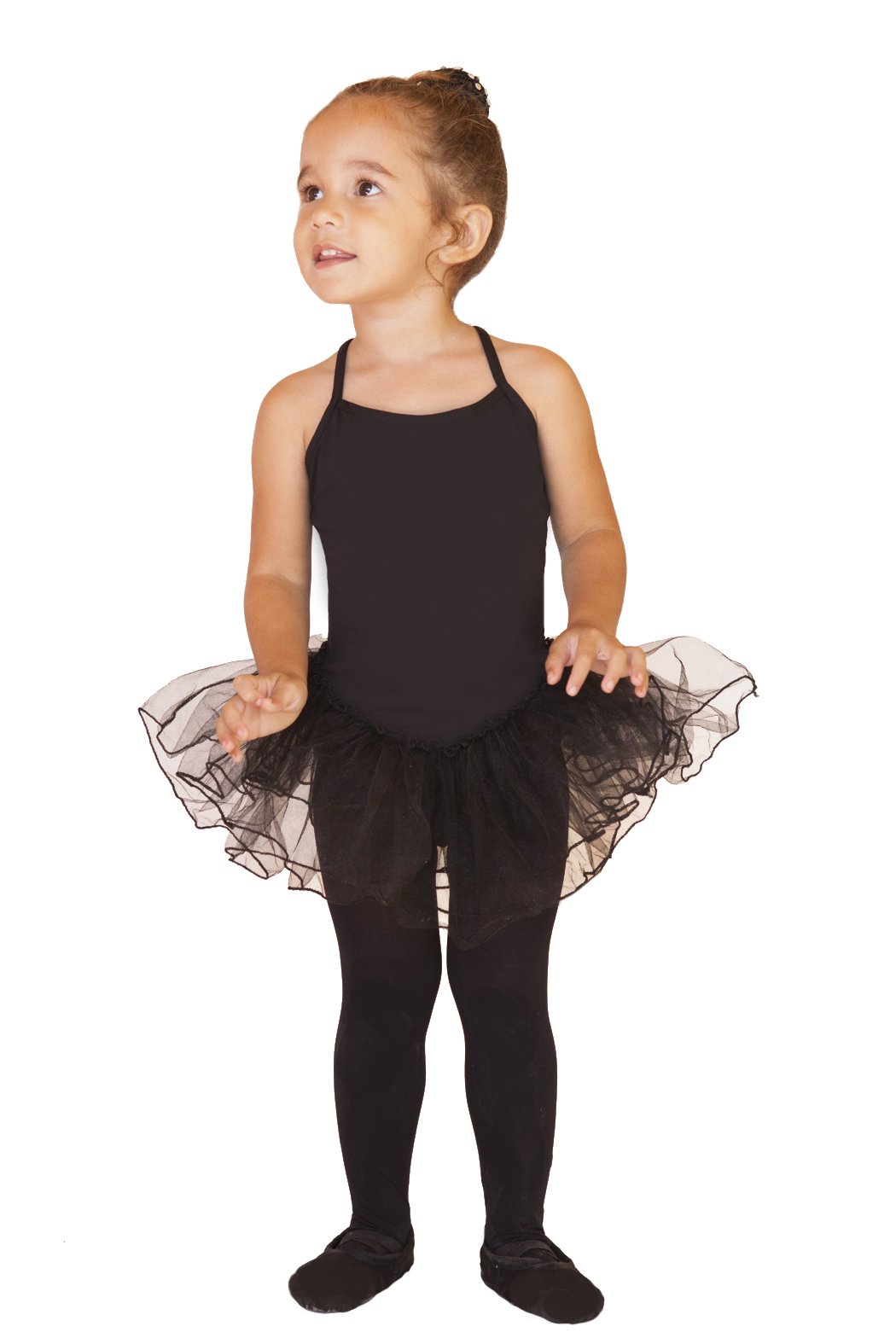 Girls Skirted Dance Leotard | Spaghetti Straps and Tutu Skirt | for Dance, Tumbling, Ballet or Gymnastics
