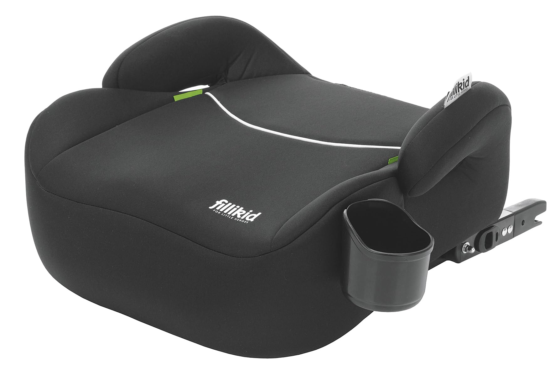 FILLIKID Sitzerhöhung Auto Isofix i-size Exklusiv | Kindersitzerhöhung Gruppe 3 nach neuster i-Size Norm I Sitzkissen Bezug waschbar I Autositz Kindersitz für Kinder von 125-150cm