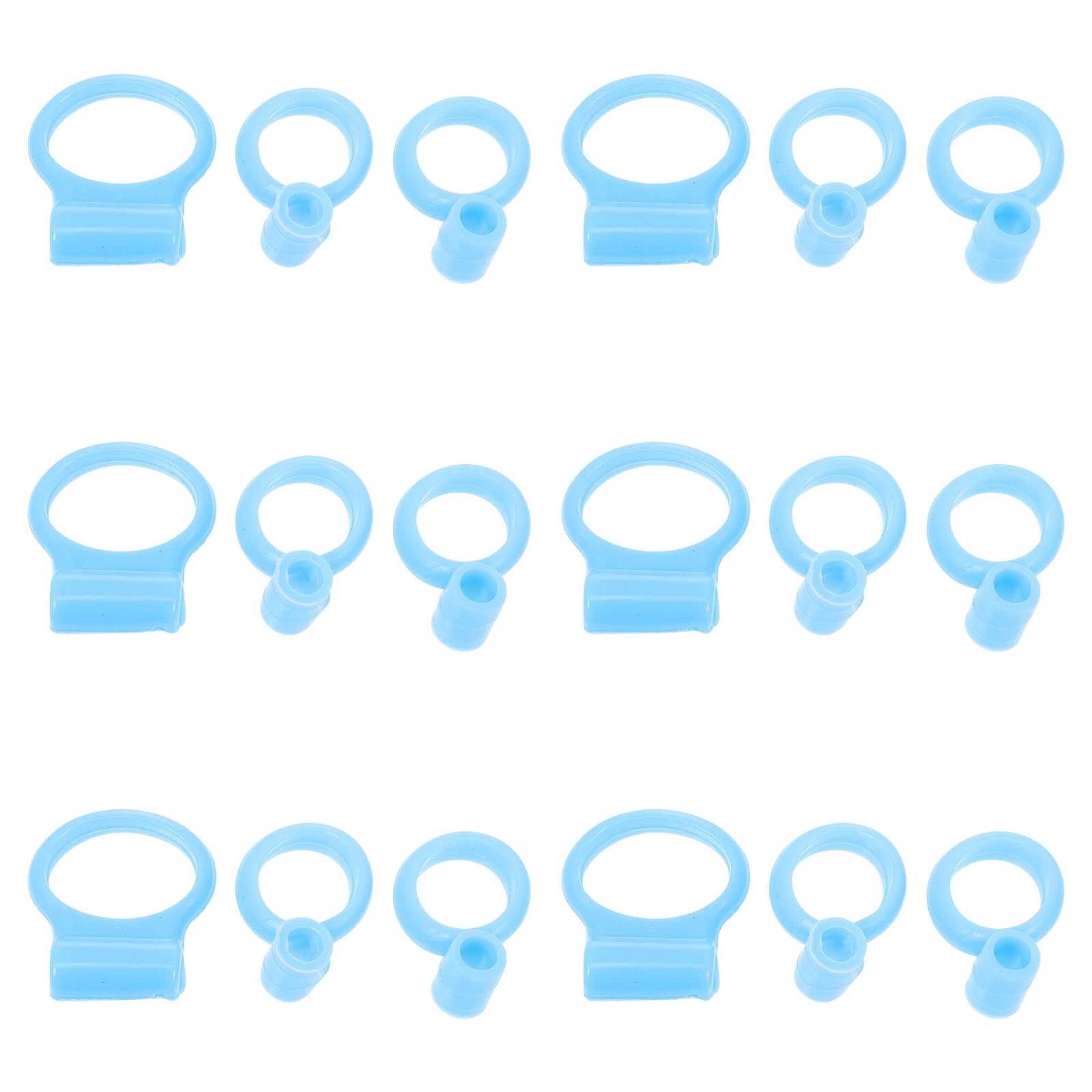 Wakauto 18 Pieces Learning Chopsticks Helpers for Adults,Cute Kids Chopsticks Silicone Training Chopsticks Hinge Connector Chopsticks Ring Sleeves Practice For Beginners, Trainer Chopsticks