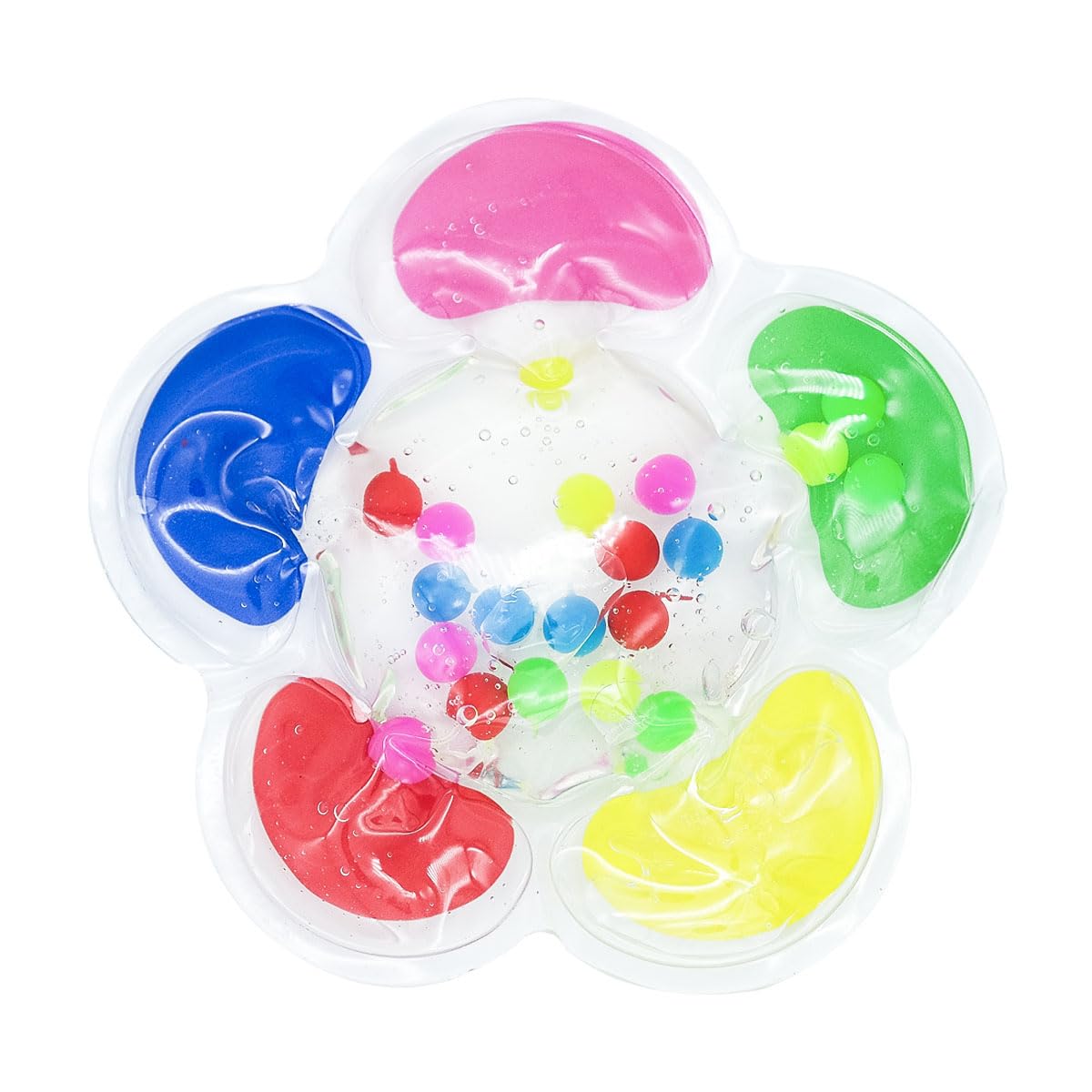 Color Sorting Flower Fidget Toy for Toddlers 1-4 Quiet Motor Skills Game,  Educational Learning Sensory Toy