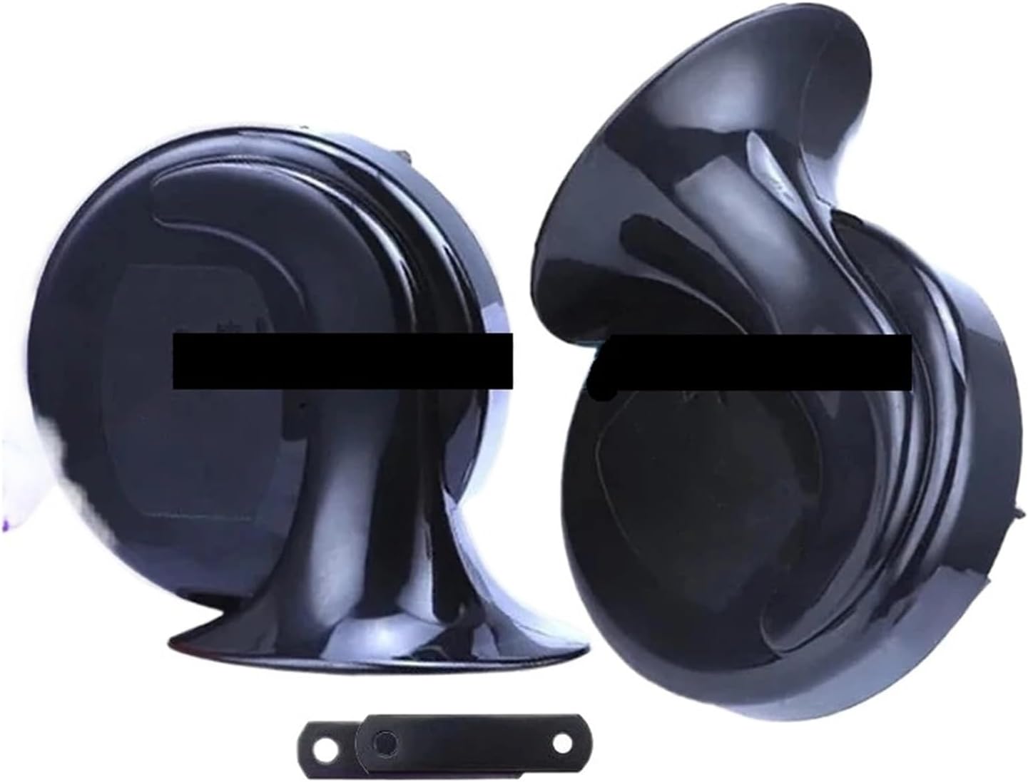 New Snail Horn 12V 24V 48V 60V 72V 410Hz 510Hz Electric Air Horn For Car Motorcycle Scooter Truck E-Bike Waterproof Super Sound(72V 510Hz 510Hz)