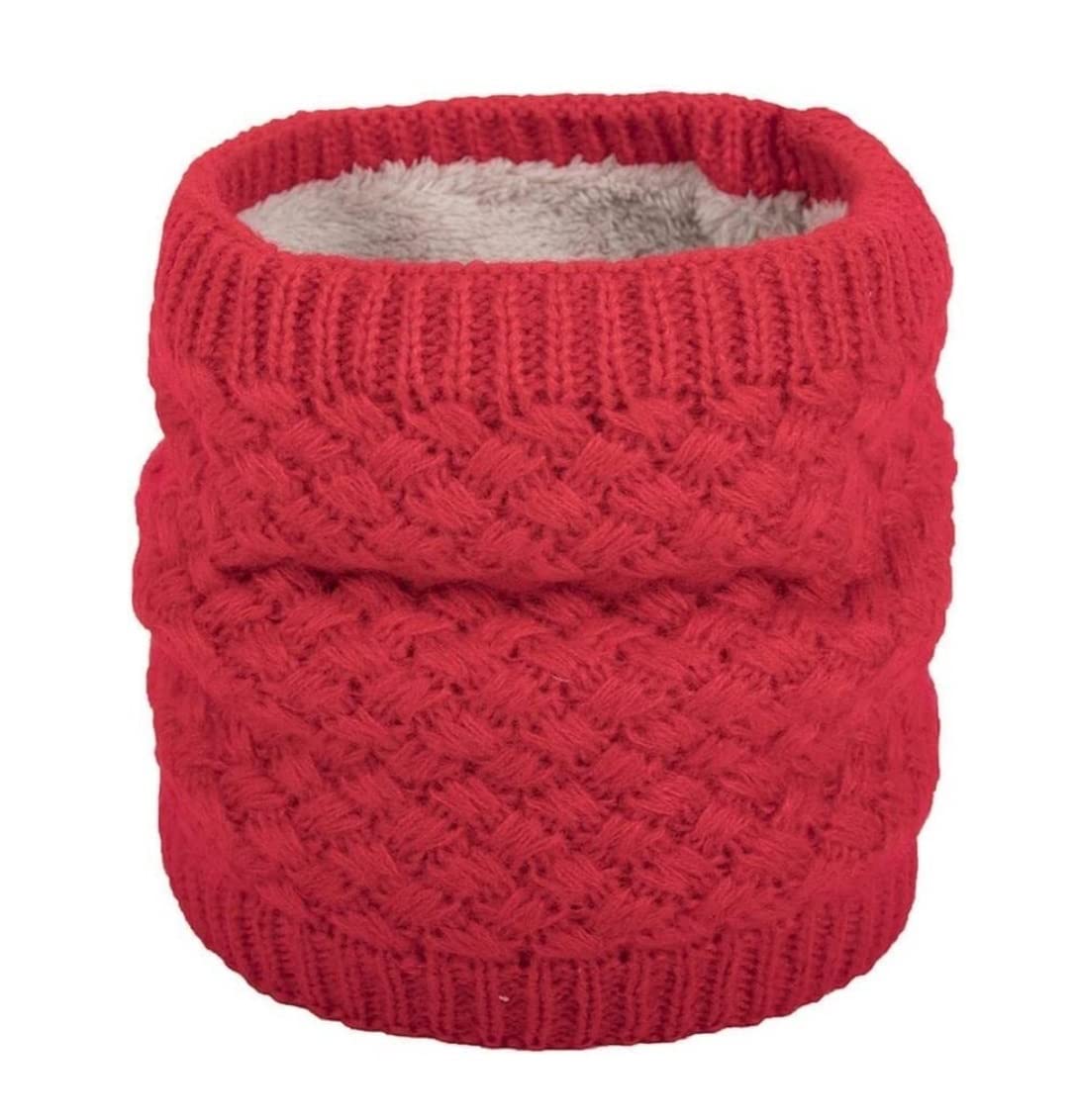 Bufandas Mujer Invierno Bufanda Bufanda De Punto Caliente Pañuelo Para El Cuello Forro Polar Grueso Calentador De Cuello Para Térmica Bufanda Suave