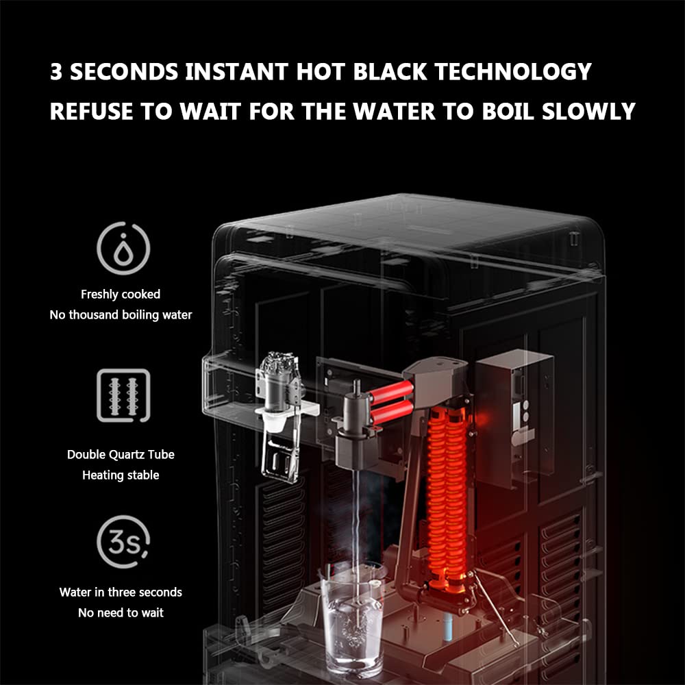 Dispensador instantáneo de agua caliente, cubo inferior para el hogar, sala de estar, completamente automático, inteligente, calor frío, vertical, oficina, dispensador de agua de pie, frío calie