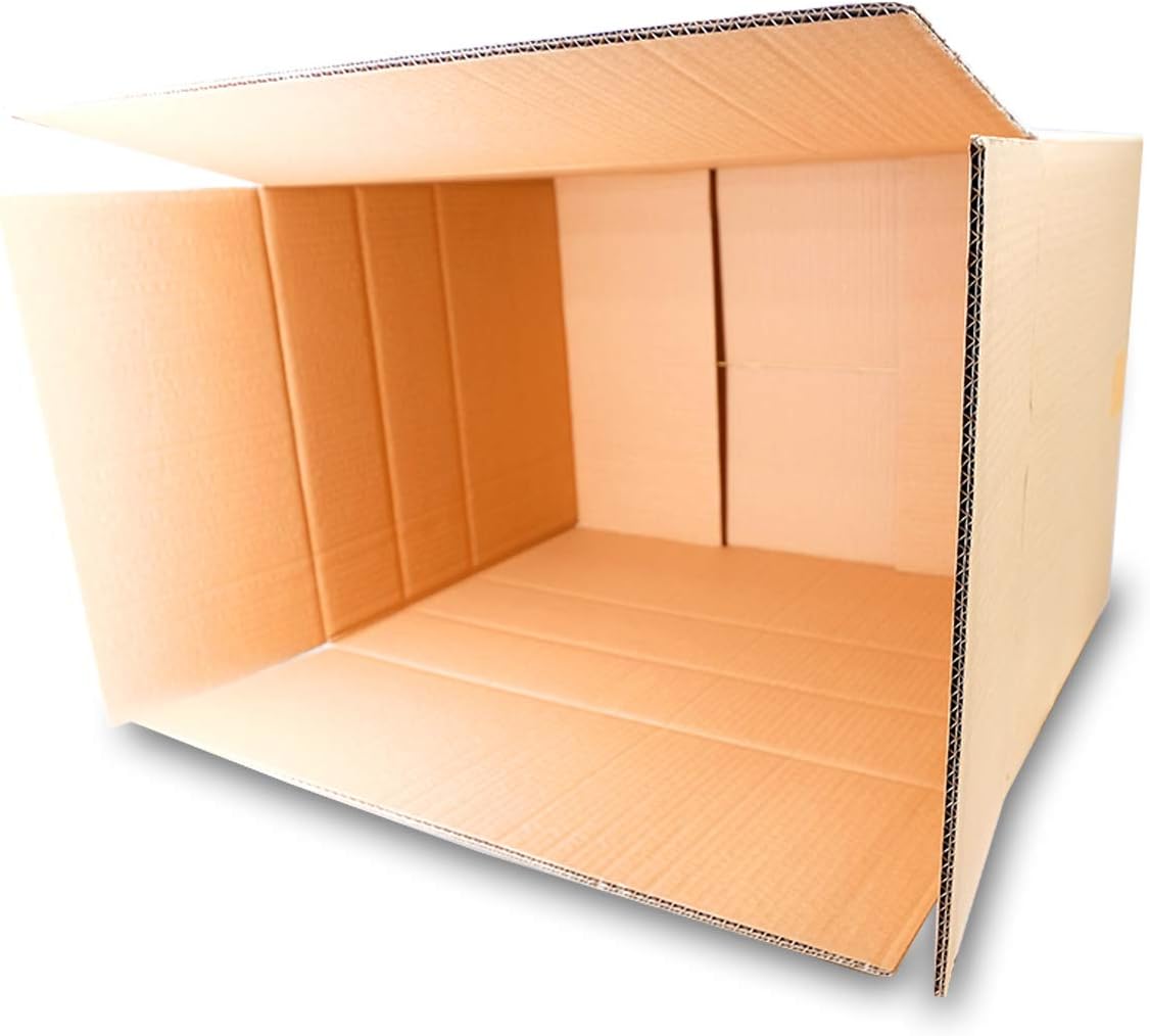 5?Folding Cartons 600?x 400?x 400?mm Corrugated Cardboard Shipping Boxes 2?Wave Box Packaging Kk 107