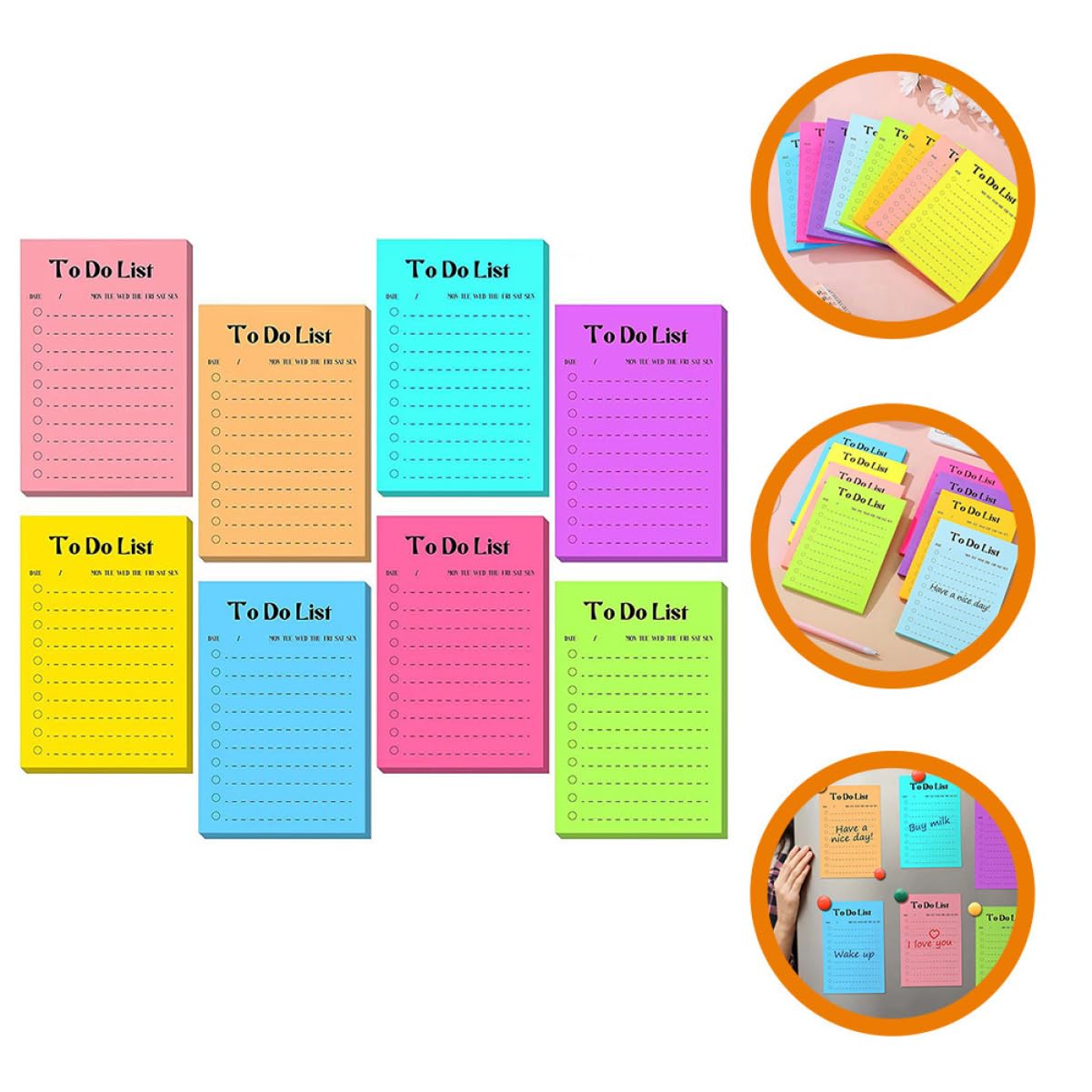 Happyyami Notas Adorables Autoadhesivas Multifuncionales de Libros de de Notas Portátiles para Recordatorios de y Escolar Superficies Secas