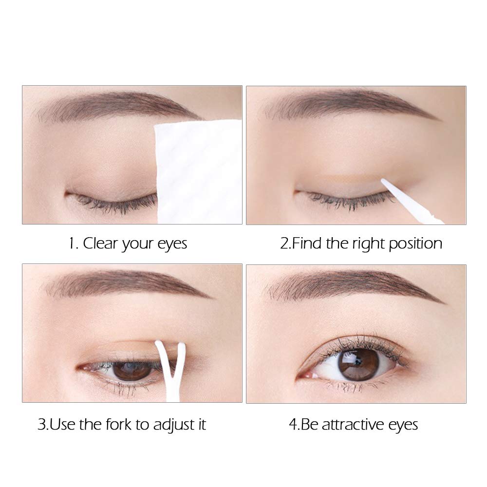 Ealicere 270 Pairs Invisible Double Eyelid Tape Instant Lift Natural