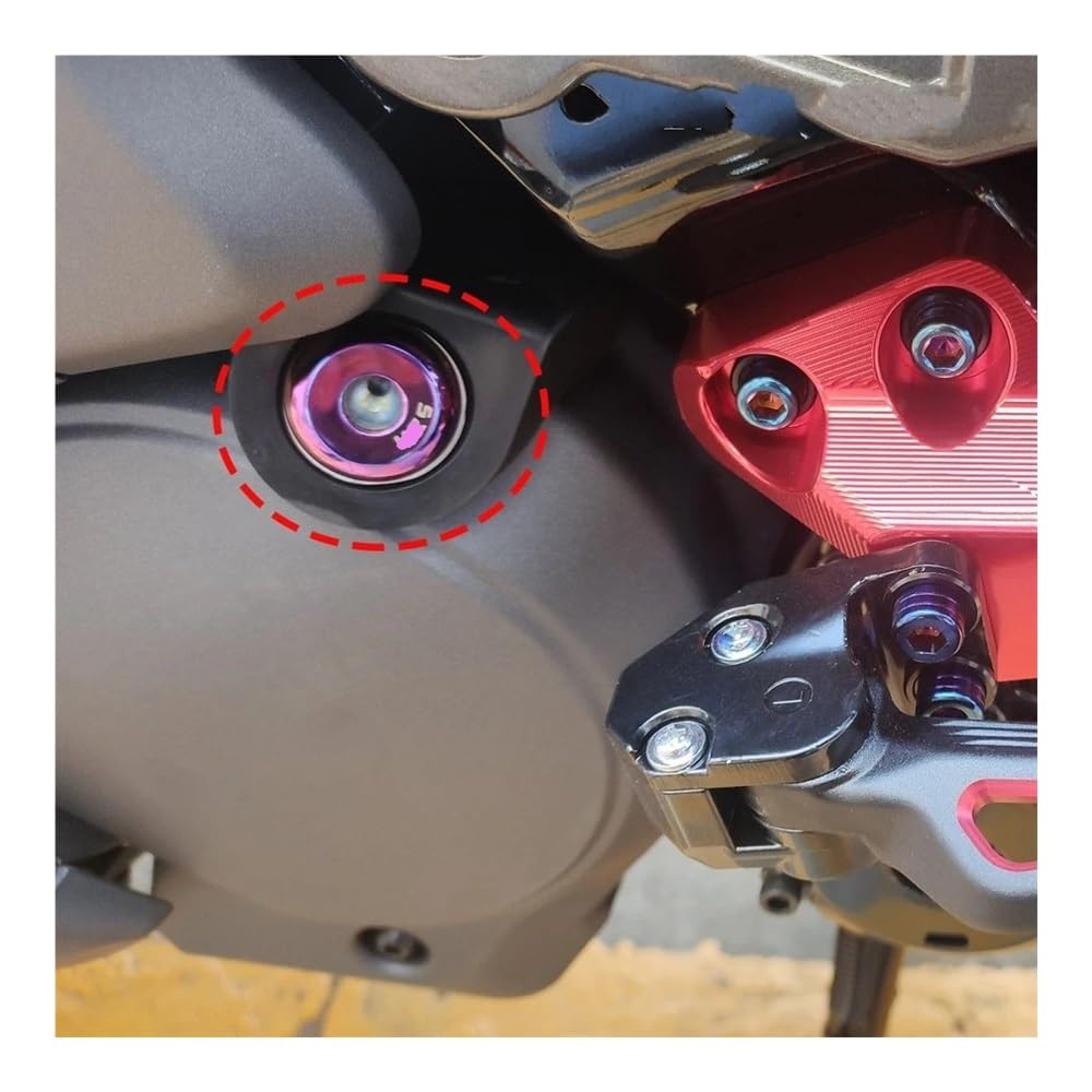 Tapón De Llenado Aceite del Motor Antirrobo con Tornillo Motocicleta para Pulsion 125GT 125 GT 211 2025 2026 Tapa Repuesto Tanque Aceite Tapa Tanque