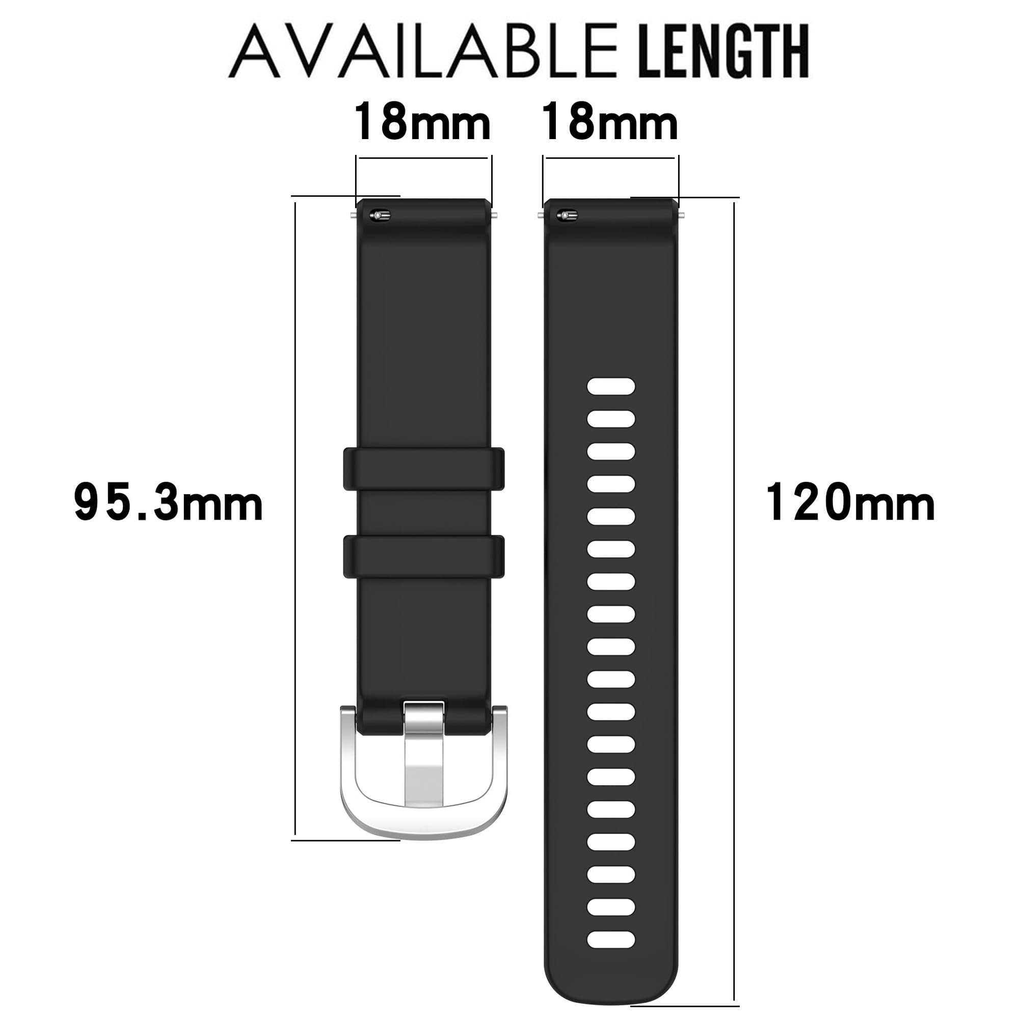 Correa para Garmin Venu 3S, correa de repuesto de silicona suave para Garmin Venu 4 de 41 mm, Vivoactive 4S, Vivomove 3S, Forerunner 255S, Forerunner 265S (sin rastreador)