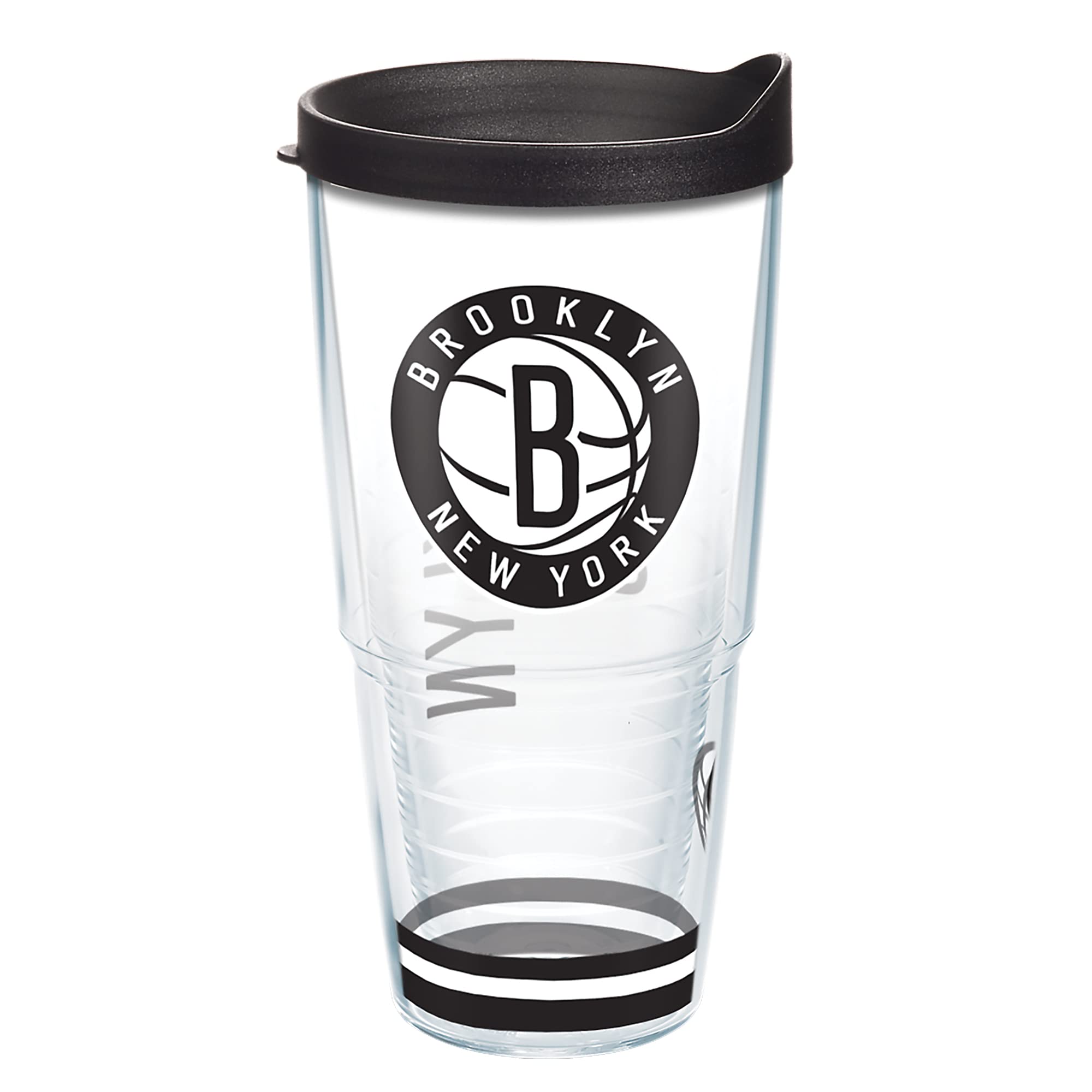 TervisNBA Brooklyn Nets Arctic Made in USA Double Walled Insulated Tumbler, 24oz, Classic