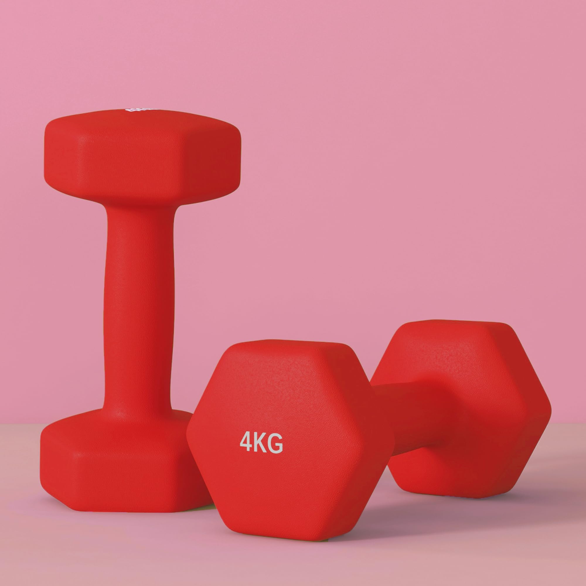 SPORTNOW - Juego de 2 mancuernas hexagonales con mango antideslizante para entrenamiento en casa, 2 x 5 kg