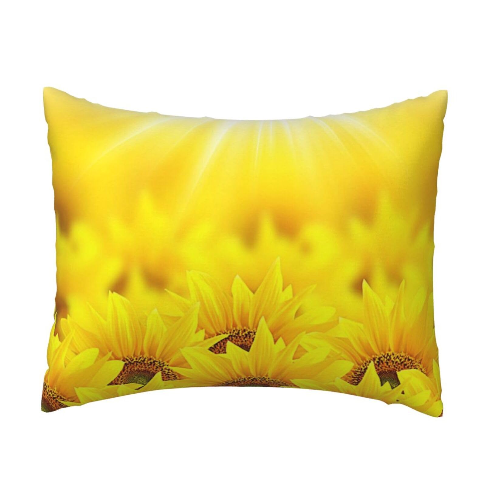 GSGCSBYMLG Yellow Sunflowers printed Pillow Case 20x26in Cushion Cover