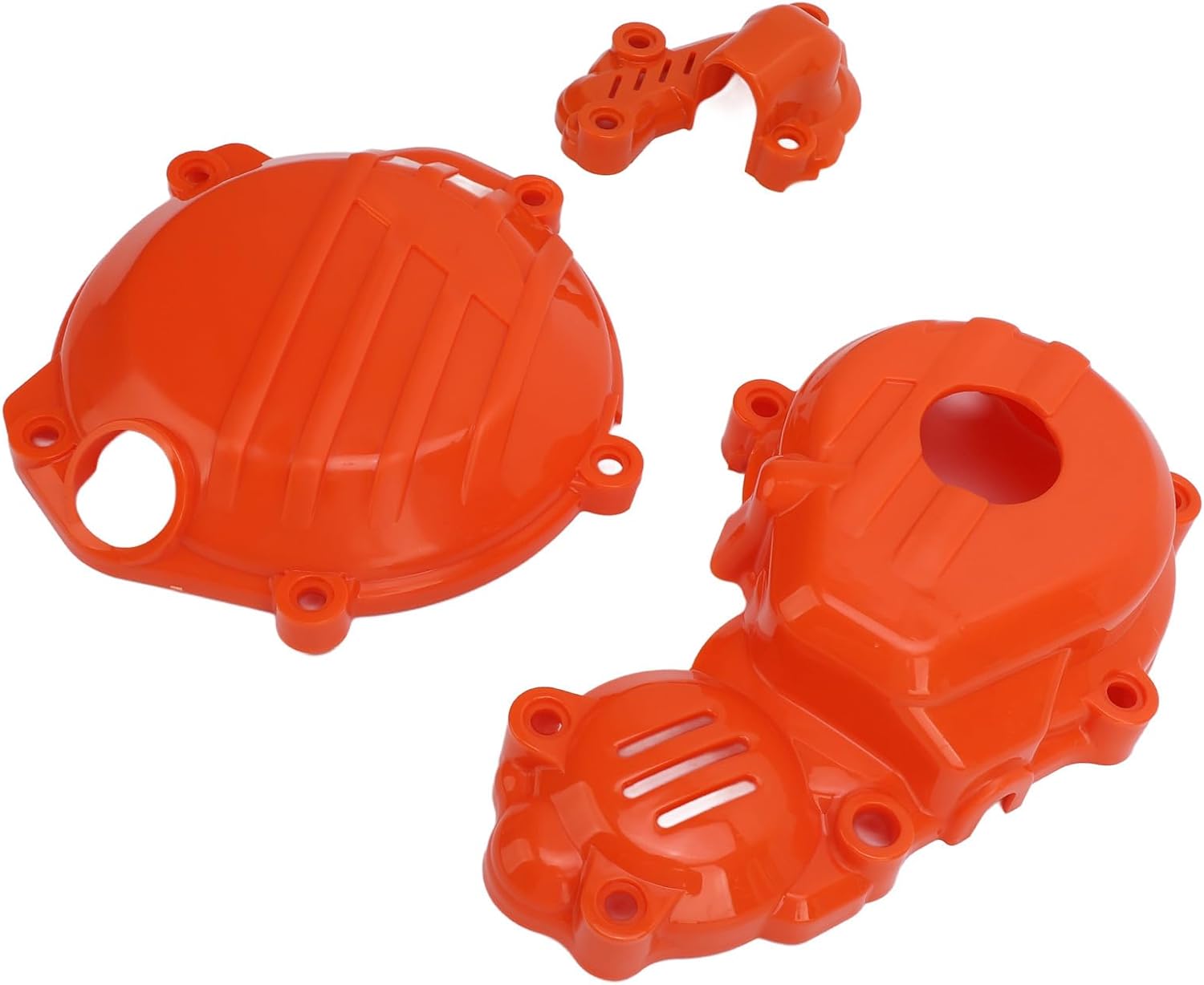 Brilluxa Clutch Protector, Engine Case Guard Case Saver Compatible with XC F SX F EXC F Six Days 250 350 (Orange)