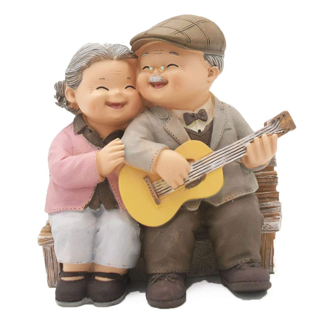 Homely Creative Furnishing Articles Display, Home Decoration, Gift, Anniversary, Anniversary Loving Couple, Handmade, Hand-Painted Resin Figure, Father's Day, Mother's Day, Birthday Gifts (#4)