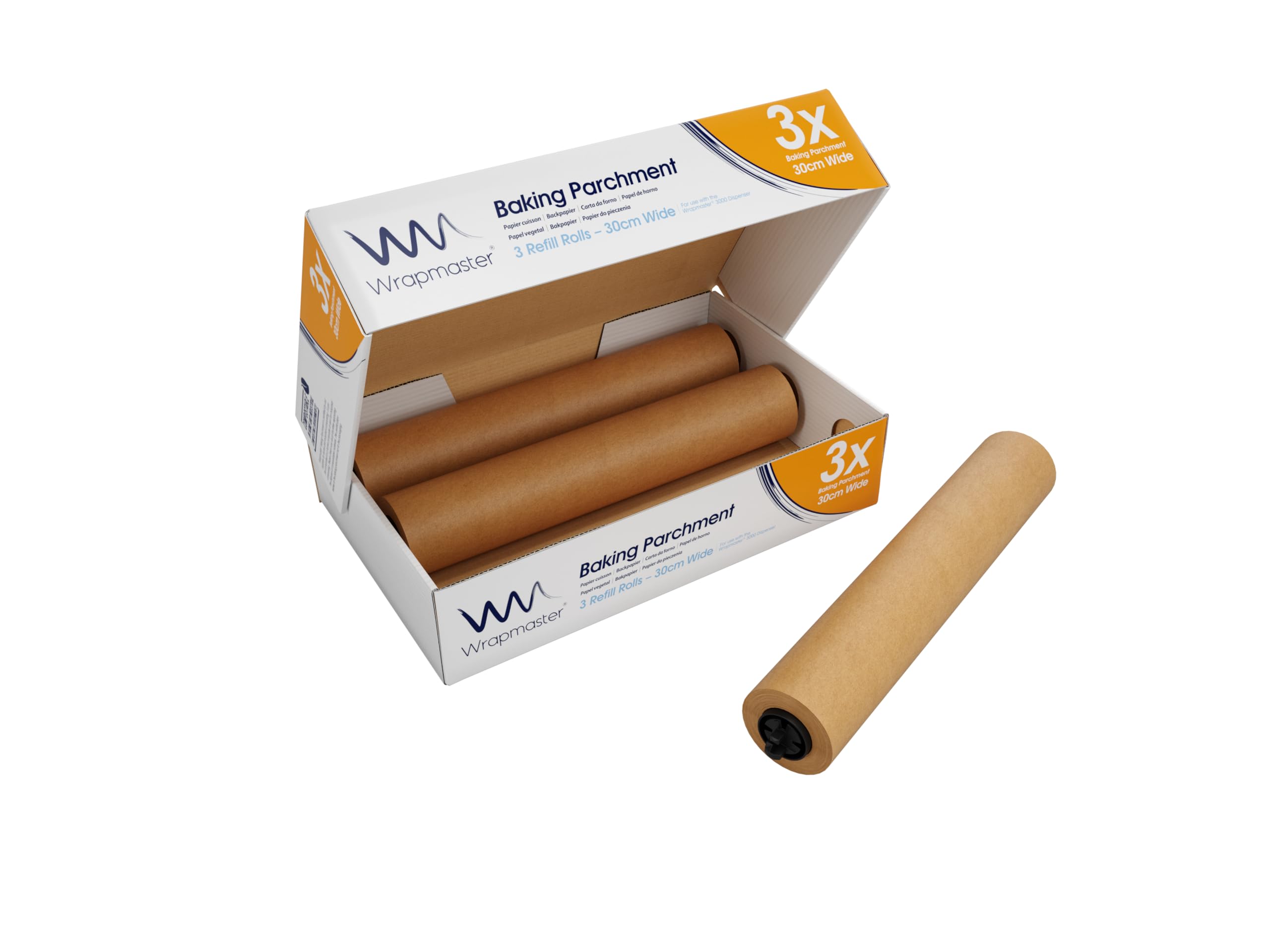 Wrapmaster 3000 Baking Parchment Paper Refills - Pack Size = 3x35mtr