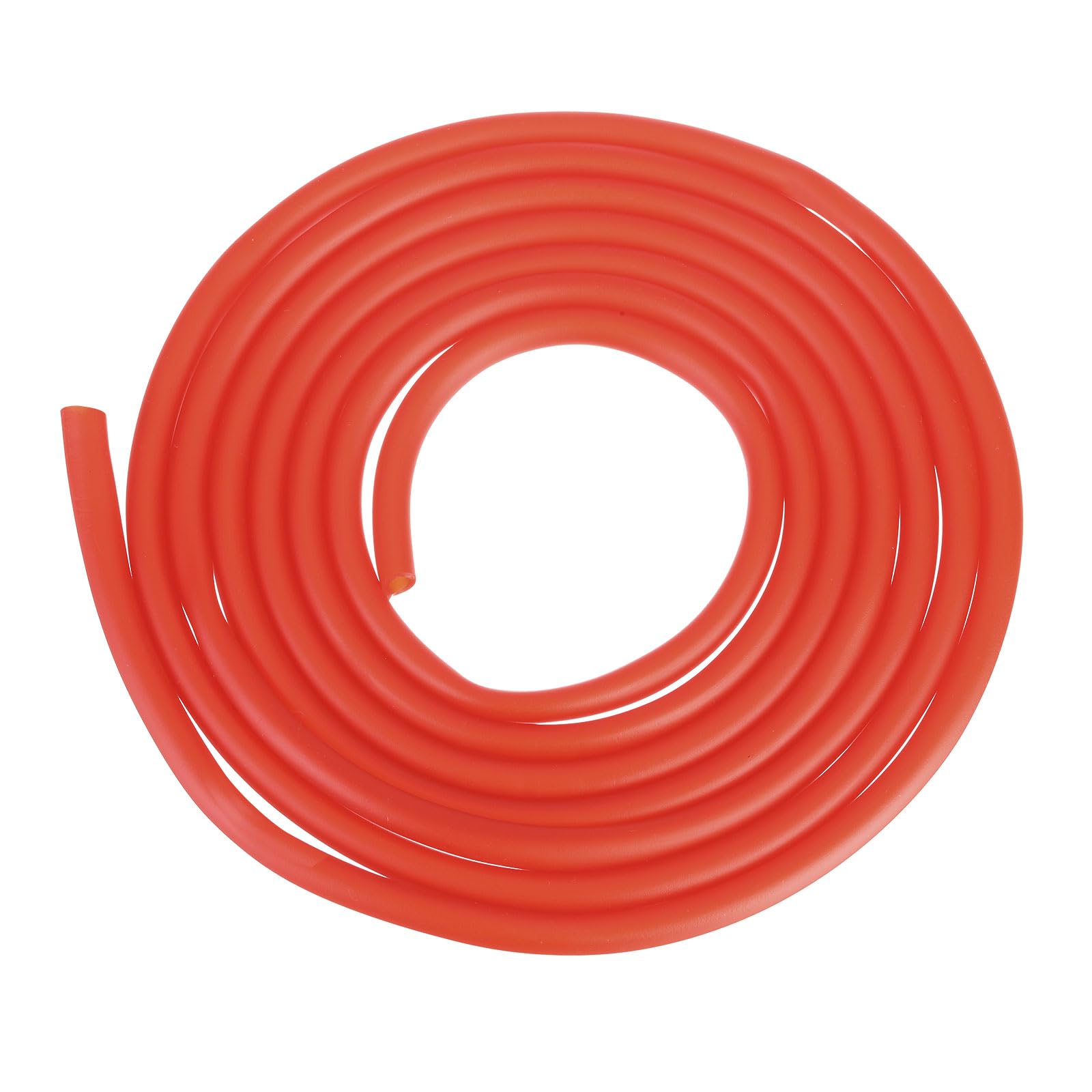 Rebower Natural Latex Rubber Tubing 1/4" ID x 3/8" OD 10ft Rubber Hose Highly Elastic [for Exercise, Stretching, Laboratory, Home Tube] - 6x10mm / Red