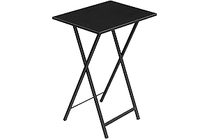 HOOBRO Folding TV Table: Ultimate Comfort for Snacks and Meals