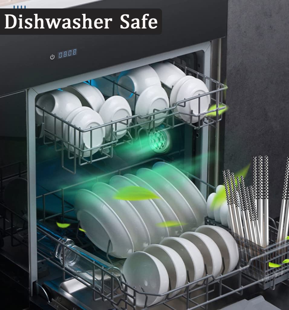 Set Posate Da Viaggio 8 Pezzi - Acciaio Inox, Con Custodia, Bacchette E Cannuccia, Argento