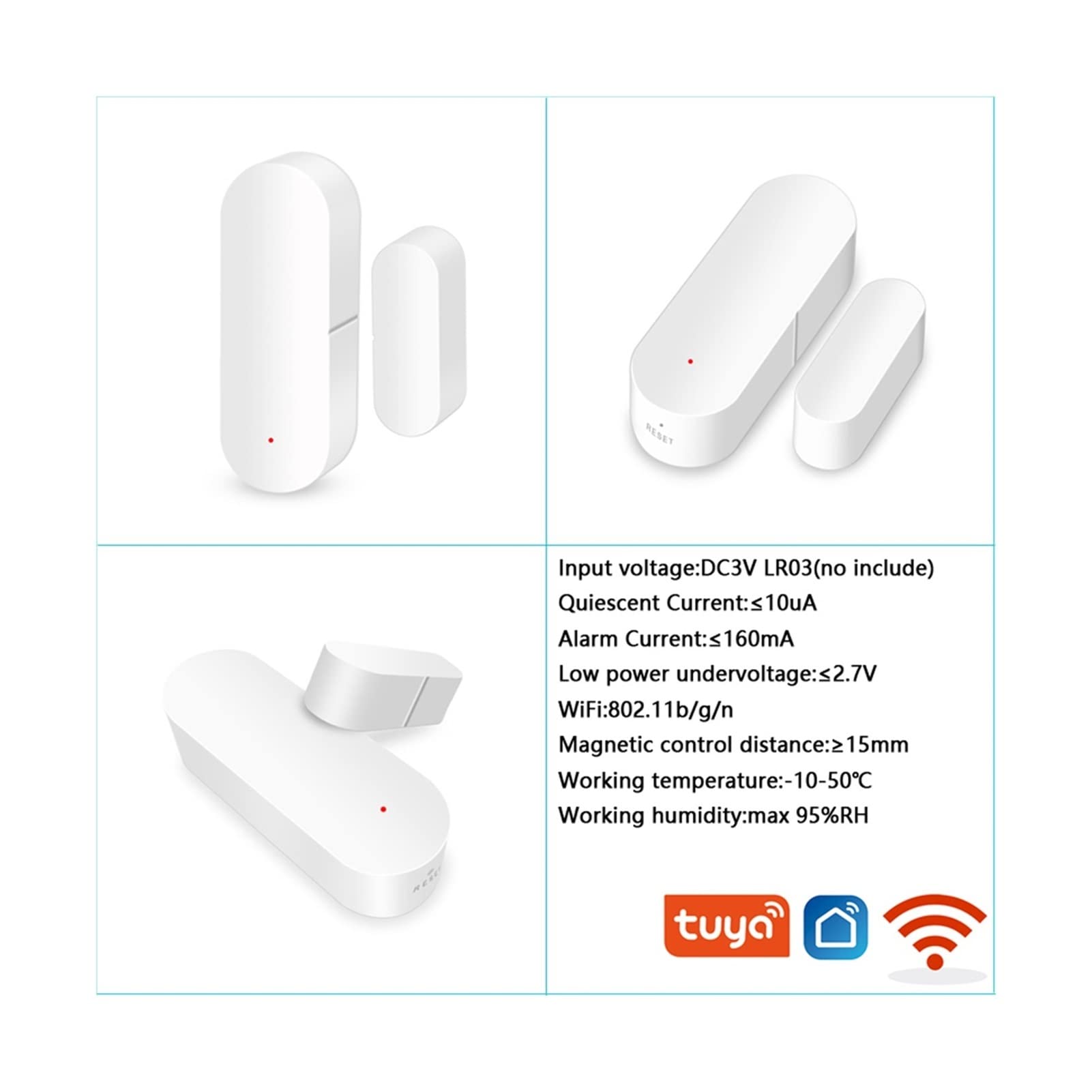 Système D'alarme KERUI AS301 - WIFI Tuya - Sonore Fort - Neuf