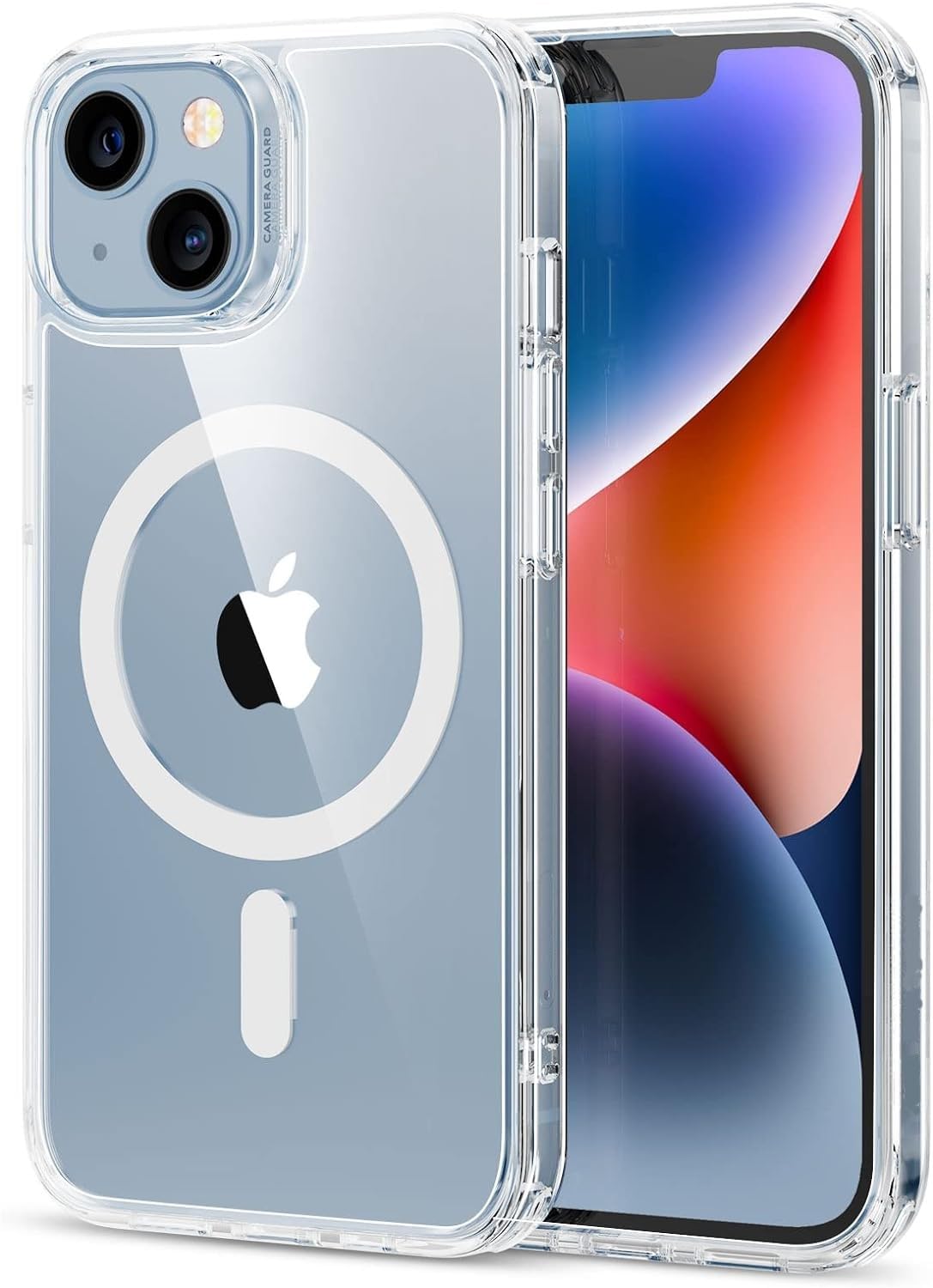 CANSHN for iPhone 14 Case, Compatible with MagSafe, Shockproof Military-Grade Protection, Magnetic Phone Case for iPhone 14/13, Classic Hybrid Case Clear (B0DHR11YV7) Amazon Price History, Amazon Price Tracker