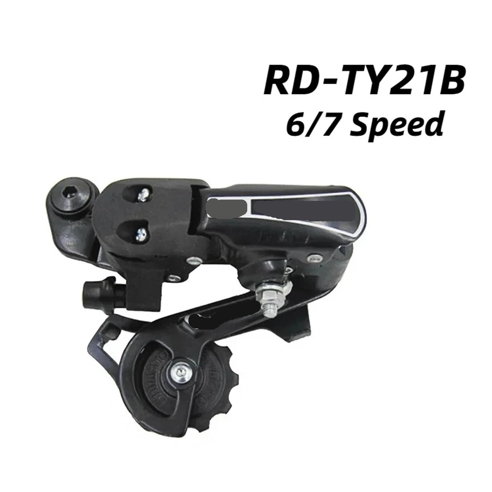 RD-TY21B Gancio Occhio Mountain Bike Deragliatore Posteriore 6/7 velocità Nero Iamok Parti di Biciclette SS/GS