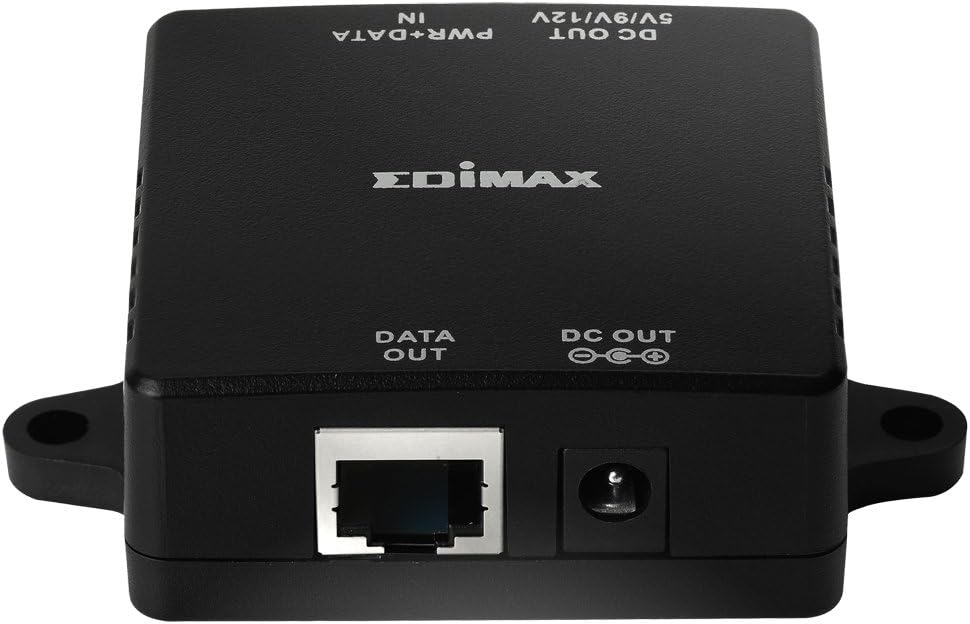 🔥 Flash Sale Edimax Pro Compact Gigabit PoE+ Splitter with Adjustable 5/9/12V x 2A Output, IEEE 802.3at, Delivers Data and Power from PoE Runs to Non-PoE Devices for up to 100 Meters, GP-101ST 50% Off Discount Edimax Pro Compact Gigabit PoE+ Splitter with Adjustable 5/9/12V x 2A Output, IEEE 802.3at, Delivers Data and Power from PoE Runs to Non-PoE Devices for up to 100 Meters, GP-101ST