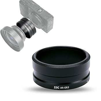 RICOH - リコー　GR III用ワイドコンバージョンレンズGW-4 アダプター付き Amazon | JJC GA-1 レンズアダプター Ricoh GW-4 ワイド
