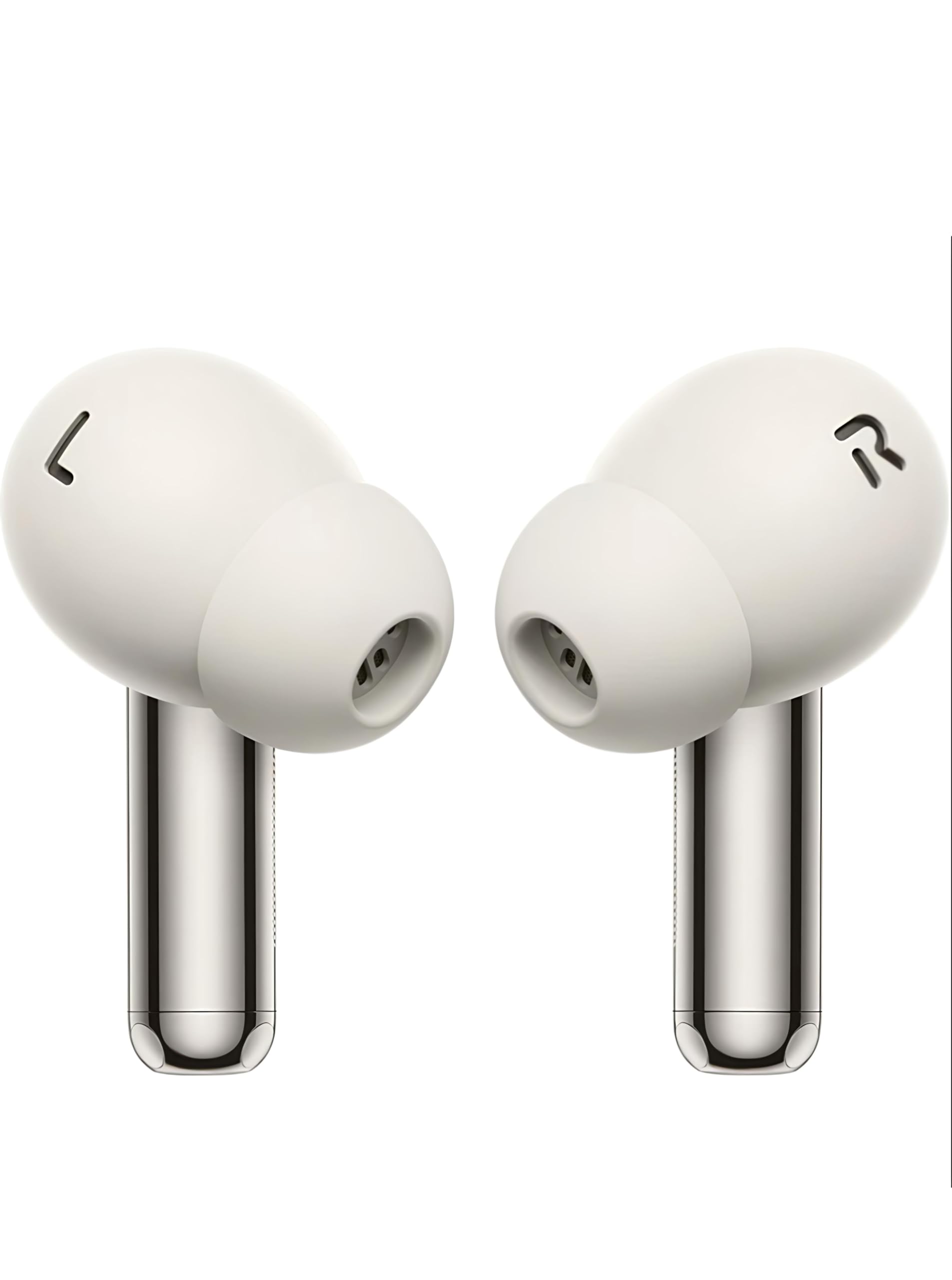 Wireless Earbuds with 48dB Hybrid ANC | Bluetooth 5.4 | Hi-Fi Sound | 55Hr Battery Life | IP55 Water Resistant | 6 HD Mics | ChatGPT Integration | (PRO 3 PLUSONE) (White) 4