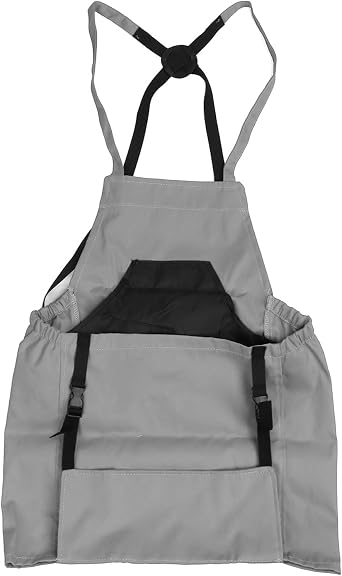 Harvest Bag Fruit Picking Apron, Large Capacity Quick Release Oxford Cloth Garden Pouch for Orchard Farm, Durable Lightweight Comfortable Storage for Farmers Gardeners Grey