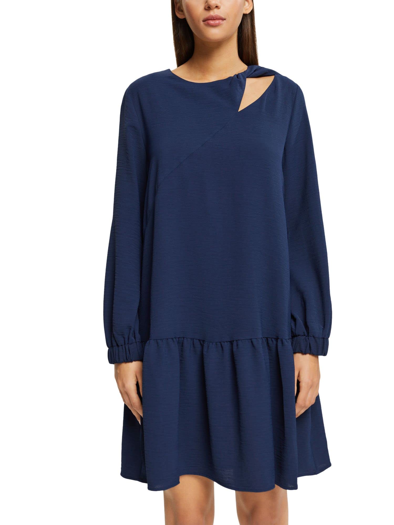 Esprit Women's 400/Navy 102Ee1e319 Dress, 36