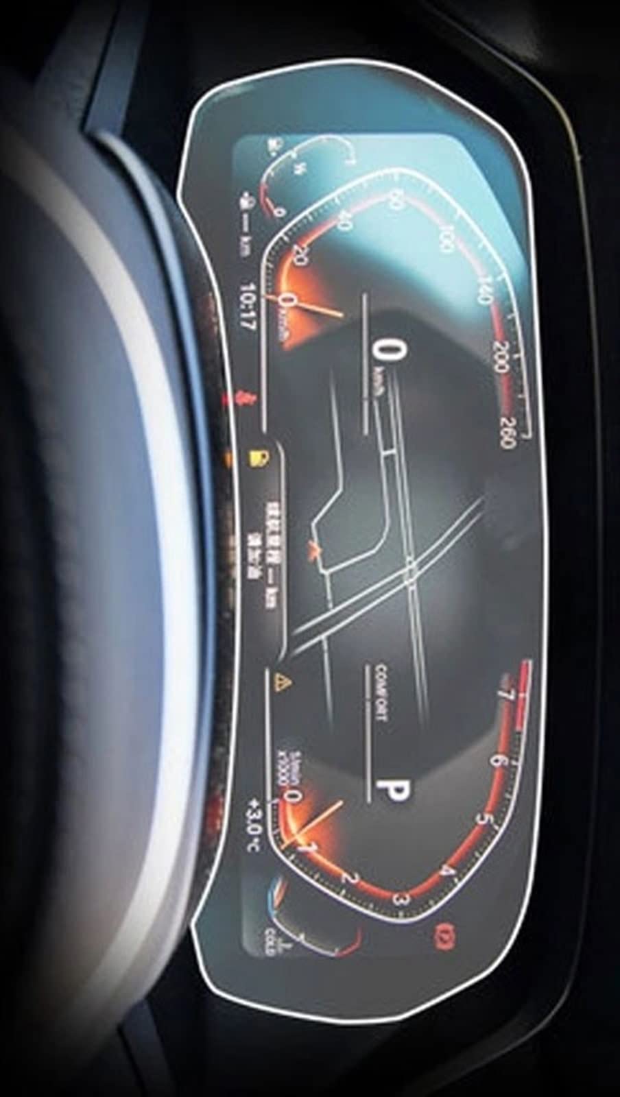 Verre trempé anti-rayures pour écran tactile de voiture X5 X6 X7 2019